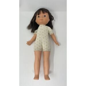Vintage My Friend Jenny Doll Fisher Price 1978 Brunette Brown Eyes Cloth Body